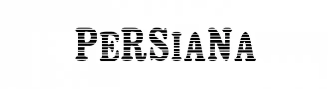 Persiana  Fuentes Gratis Descargar