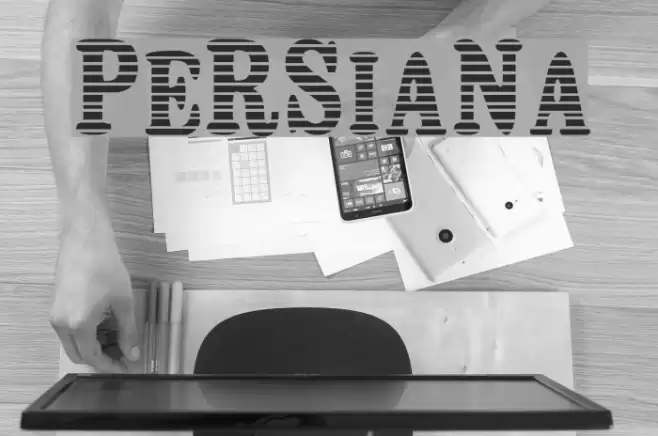 Persiana Font examples