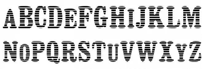 Persiana Caratteri MINUSCOLO