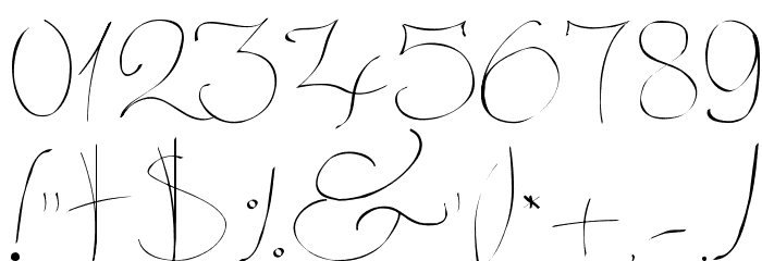 Persifal Pen Font OTHER CHARS