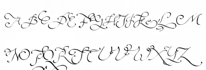 Persifal Schriftart Groß