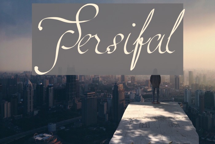 Persifal Font examples