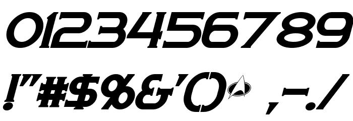 Persis Bold Italic Font OTHER CHARS