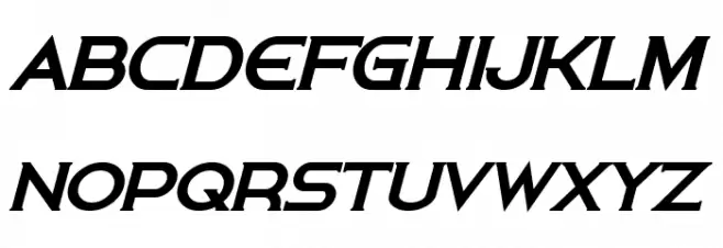 Persis Bold Italic Polices MAJUSCULES