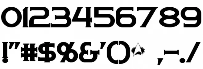 Persis Bold Font OTHER CHARS