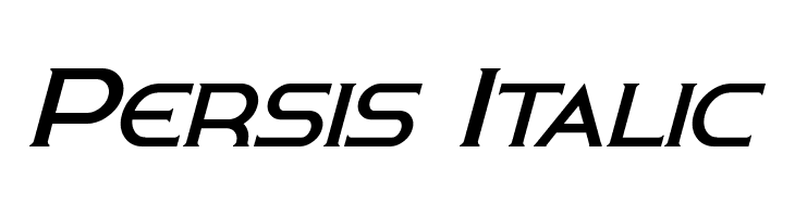 Persis Italic  Frei Schriftart Herunterladen