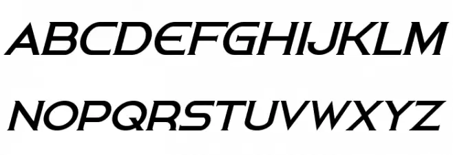Persis Italic Fonte MAIÚSCULAS