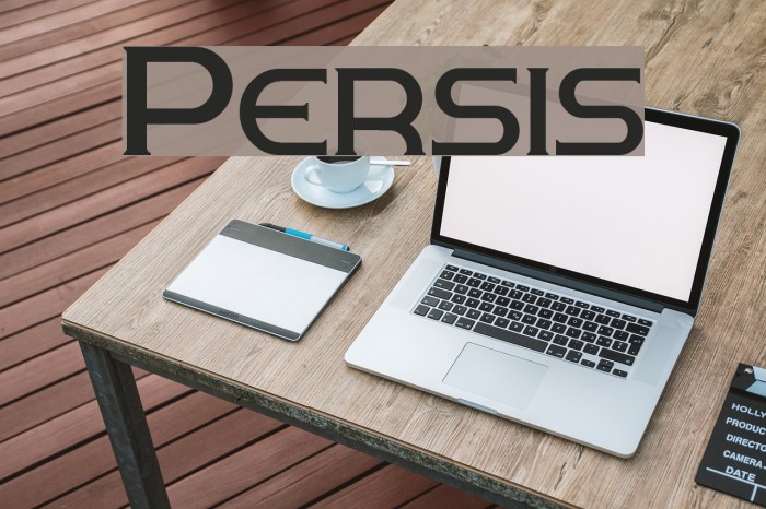 Persis Font examples