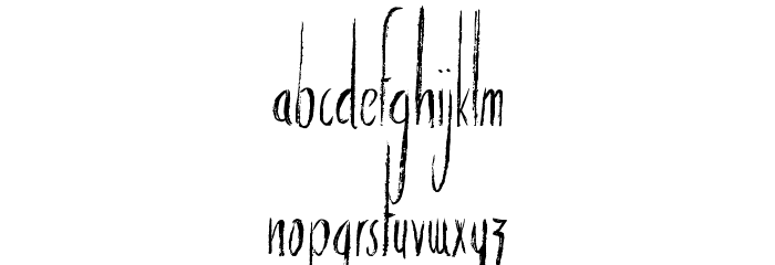 Personal Delinquent Font LOWERCASE