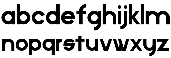 Personal Font Mix Font LOWERCASE