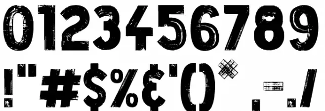 Personal Services Font OTHER CHARS