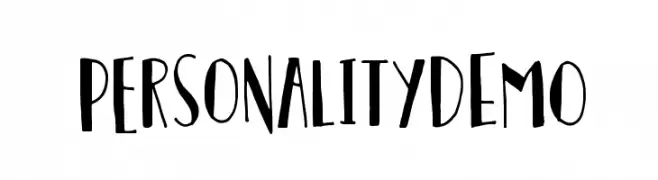 PersonalityDEMO  Descarca Fonturi Gratis