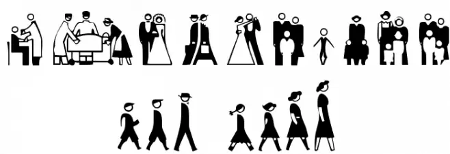 Persons Font OTHER CHARS