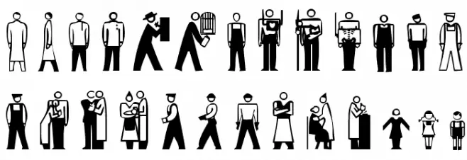 Persons Font LOWERCASE