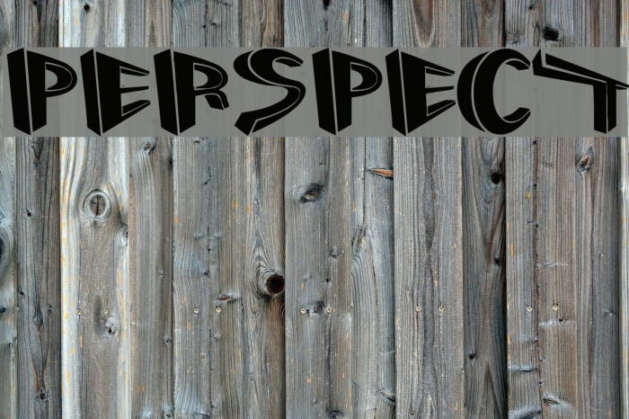 Perspect Font examples