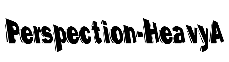 Perspection-HeavyA  नि: शुल्क फ़ॉन्ट्स डाउनलोड
