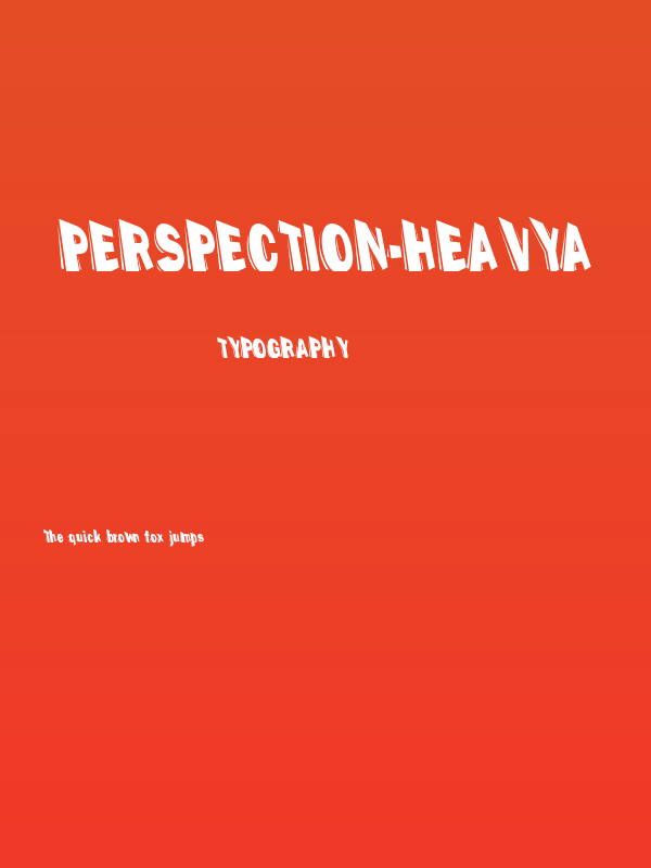 Perspection-HeavyA Poster