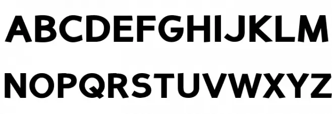 Perspective Sans Black خط أحرف كبيرة