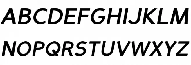 Perspective Sans Bold Italic خط أحرف كبيرة