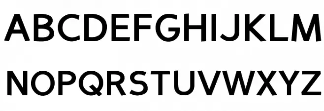 Perspective Sans Bold 字体 大写