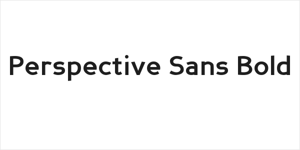 Perspective Sans Bold Logo