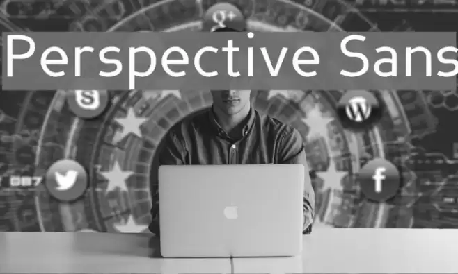 Perspective Sans Font examples