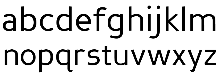 Perspective Sans Font Litere mici