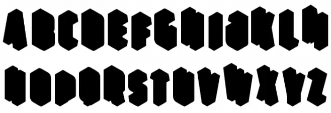 Perspective 字体 大写