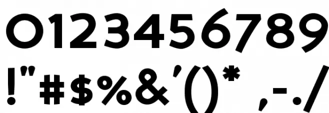 PerspectiveSans-Bold Font OTHER CHARS