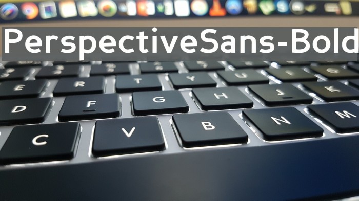 PerspectiveSans-Bold Font examples