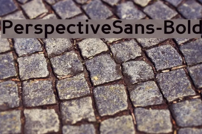 PerspectiveSans-Bold Example 2