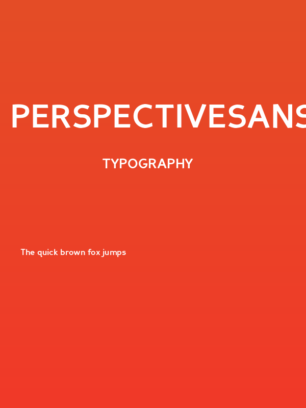 PerspectiveSans-Bold Poster
