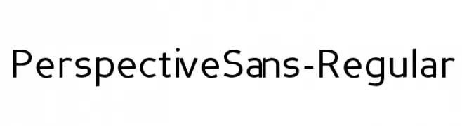 PerspectiveSans-Regular  नि: शुल्क फ़ॉन्ट्स डाउनलोड