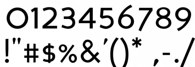 PerspectiveSans-Regular Font OTHER CHARS