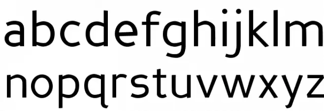PerspectiveSans-Regular 字体 小写