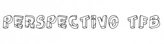 Perspectivo tfb  font caratteri gratis