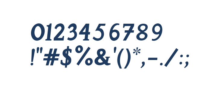 Perspicacious Italic Bold Other Characters