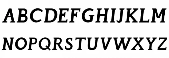 Perspicacious Italic Bold 字体 大写