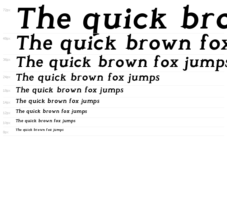 Perspicacious Italic Bold Waterfall