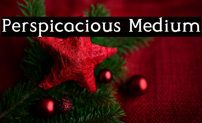 Perspicacious Medium Example 2