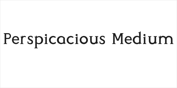 Perspicacious Medium Logo