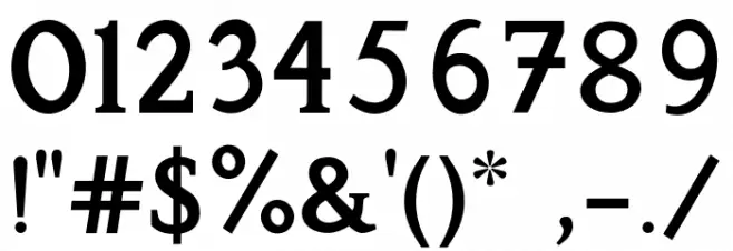 Perspicacious SemiBold Font OTHER CHARS