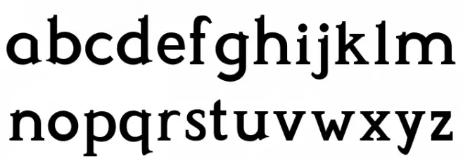Perspicacious SemiBold Font Litere mici
