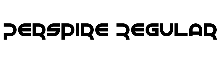 Perspire Regular  Descarca Fonturi Gratis