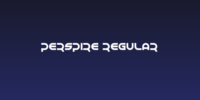 Perspire Regular Social Header