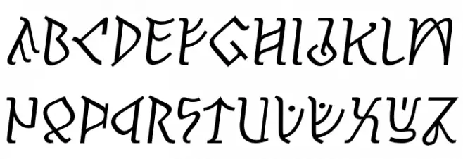 Pertho Italic Fuentes MAYÚSCULAS