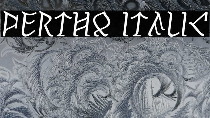 Pertho Italic Example 2