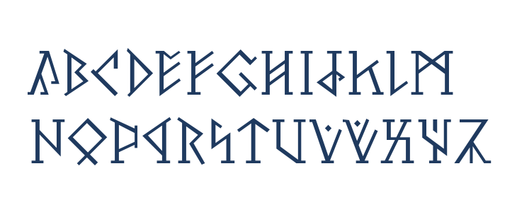 Pertho Regular Lowercase