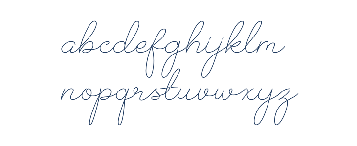 Pertiway Regular Lowercase