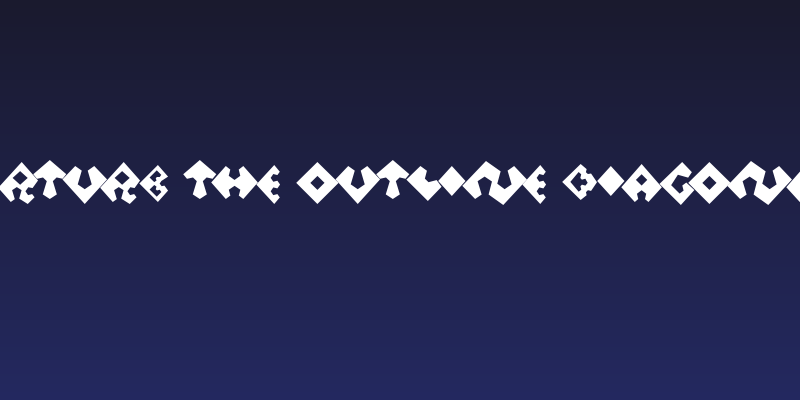 Perturb the Outline Diagonal Social Header